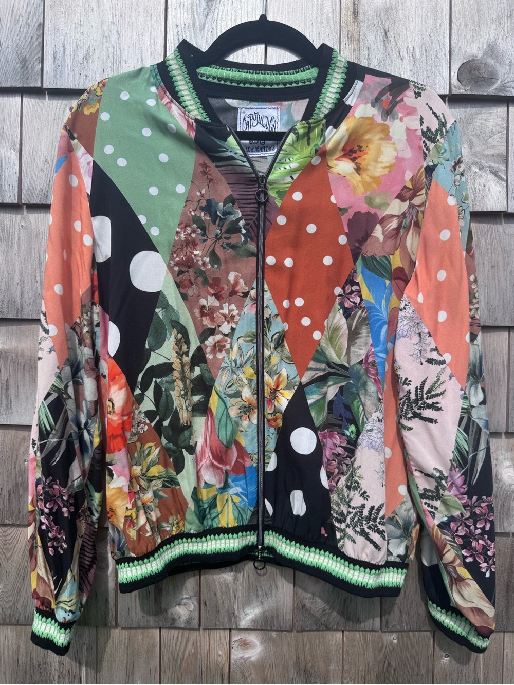 Aldo Martins Patterned Zip Jacket
